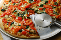 Homemade Organic Vegetarian Pizza