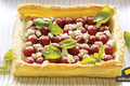 Tomato Basil And Goat Cheese Tart