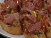 How To Make Tomato Basil Bruschetta With Prosciuitto Di Parma