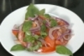 Tomato, Onion and Basil Salad