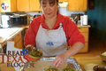 How To Make Mexican Torta Sandwich With Cheese - Part 2 - Scallion Mixture Layer