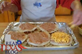 Mexican Torta Sandwich with Cheese - Part 4 - Meat Mixture and Cheese Layer