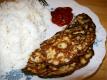 How To Make Eggplant And Pork Omelette