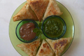 How To Make Triangle Samosa With Spring Roll Sheets - Bite Size Samosas - Perfect For Party!