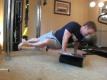 Trx Indo Board Fusion - Indo Roller Scorpion + 1 Leg Atomic Pushup