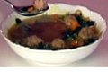 Savory Turkey Meatball Soup