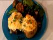 How To Make Twice Baked Potatoes With Prawns, Gruyere, And White Truffle Oil