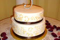Two Tiered Wedding Cake