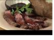 Grilled Flat Iron Steaks with Pomegranate Wine Sauce