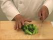 Cutting Broccoli for Chinese Cooking