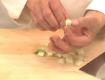 Cutting Bok Choy for Chinese Cooking