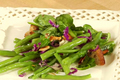 Very Green Salad with Parmesan, Olive Bread Croutons & Garlic Gold’s Lemon Vinaigrette