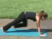 Side View Of Vinyasa Yoga Sun Salutation