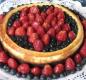 Red, White & Blueberry Cheesecake