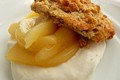 Walnut Biscuit with Blue Cheese