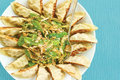Wegmans Pot Stickers with Cabbage & Snow Peas 