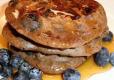 Wholesome Whole Wheat Protein Pancakes With Blueberries