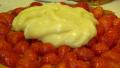 Wine Sabayon with Strawberries