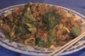 Stir Fried Yellow Rice with Beef and Vegetables