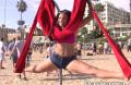 Yoga Swing On Venice Beach