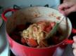 Zucchini Pasta in Tomato Sauce