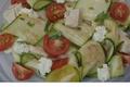 Zucchini Salad with Tomato and Basil