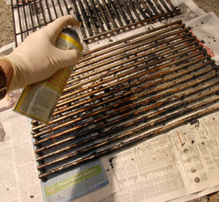 Use a chemical cleaner to clean your barbecue grill racks only if absolutely necessary.