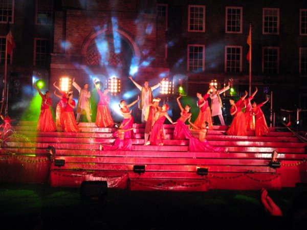 The song and dance routines are the heart of a Bollywood theme party