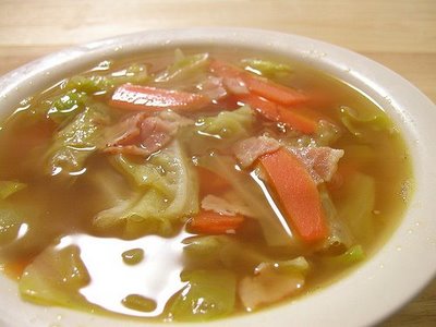 cabbage soup diet menu