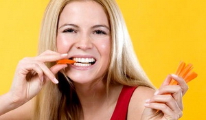 Carrots help to keep your teeth strong
