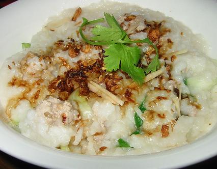 Chok is nothing but rice porridge, a popular Thai food