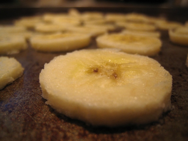 Dehydrating Bananas in the Oven