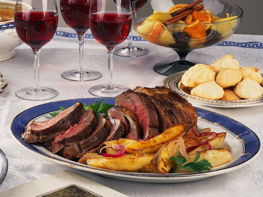 Deleh Mehshi is basically lamb rib cage stuffed with delicious ingredients
