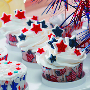 flag cupcake ideas