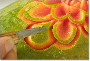 Rose Carving Pattern