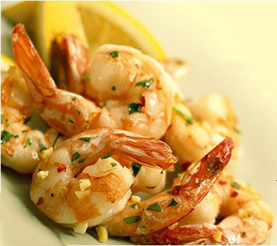 Garlic shrimps