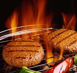 Grilled burgers are the most quintessential items for outdoor menu Grilled burgers are the most quintessential items for outdoor menu