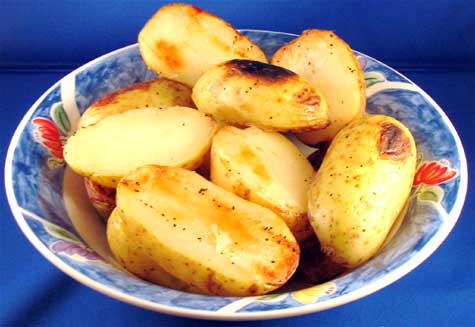 Grilled potato makes a delicious grilled vegetable delicacy