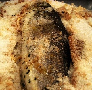 Branzino Al Sale makes a very tasty fish meal