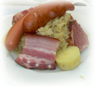 Enjoy the lovely taste of choucroute garnie