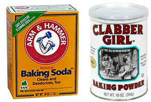 Baking soda and baking powder normally have similar functions as both are used as raising agents
