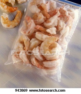 how to store frozen shrimps in the refrigerator