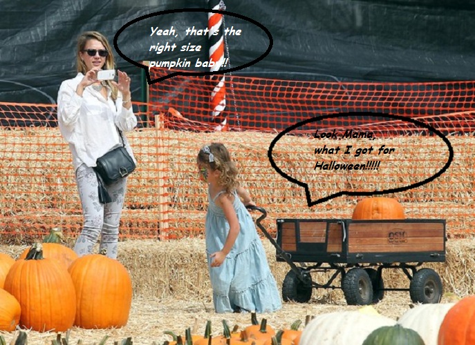 Jessica Alba Pumpkin