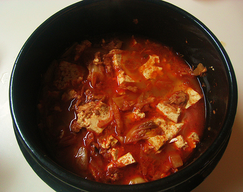 An appetising bowl of Kimchi Soup An appetising bowl of Kimchi Soup