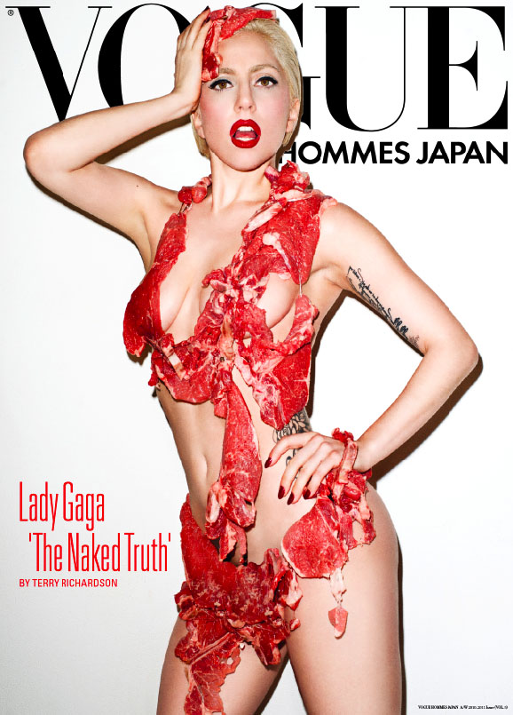 Lady Gaga’s Raw Meat Bikini 