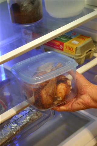 Keeping leftovers immediately in fridge saves them from getting spoiled
