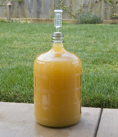 Homemade fermenter for preparing Honey wine 