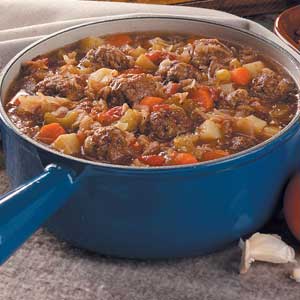 Italian meatball stew is sumptuous and very healthy
