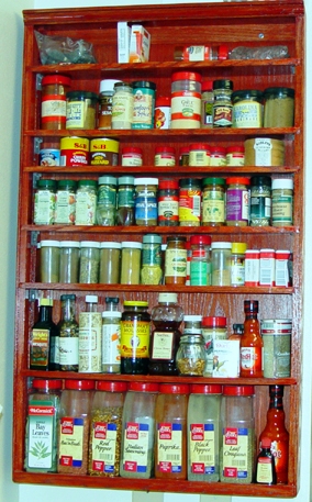 Tips on how to stock spice cabinets