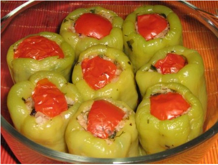 Dolma is a stuffed vegetable dish - very popular Afghani dish